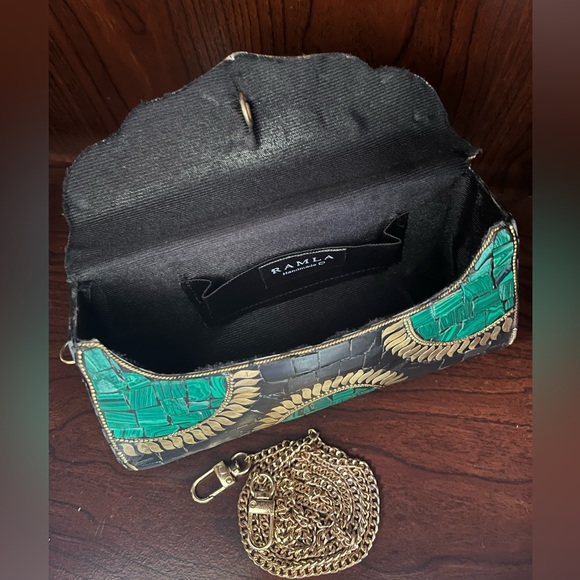 RAMLA Handmade Mosaic Clutch/Crossbody - Picture 2 of 4